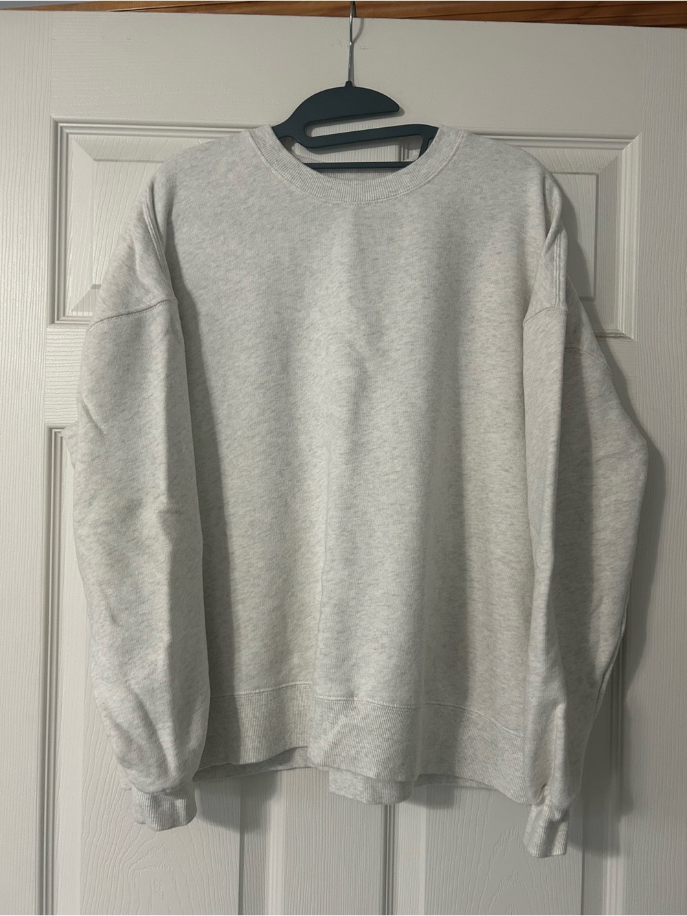 Classic Crewneck Women’s Sweater - Light Gray